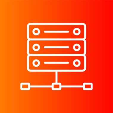 Büyük Veri simgesi, vektör illüstrasyonu basit tasarım