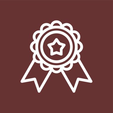 ödül simgesi, vektör illüstrasyonu basit tasarım