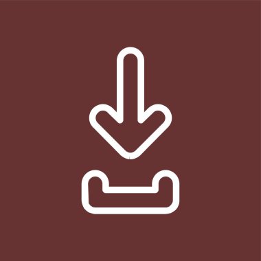 Simge indir, vektör illüstrasyonu basit tasarım