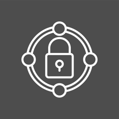 bağlantı simgesi, vektör illüstrasyonu basit tasarım