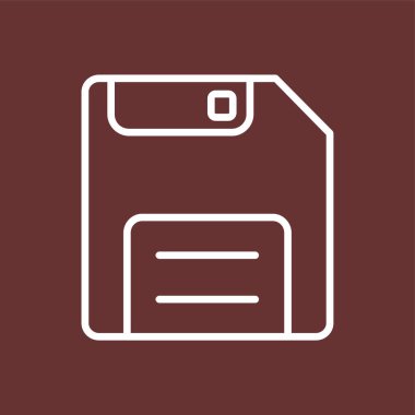 Simgeyi kaydet, vektör illüstrasyonu basit tasarım