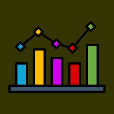 grafik simgesi, vektör illüstrasyonu basit tasarım