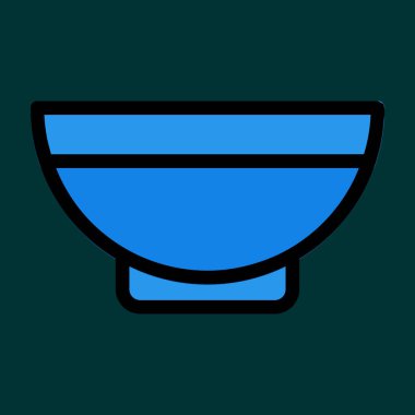 Kase simgesi, vektör illüstrasyonu basit tasarım