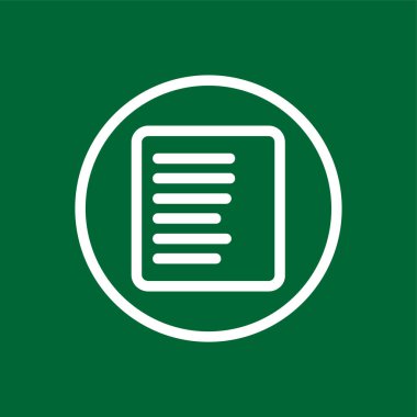 Sol ALign simgesi, vektör illüstrasyonu basit tasarım