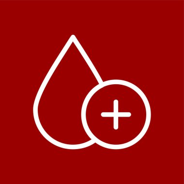 Vitamin simgesi, vektör illüstrasyonu basit tasarım