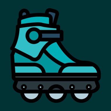 paten simgesi, vektör illüstrasyonu basit tasarım