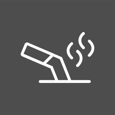 Cigarette Butt icon, vector illustration simple design