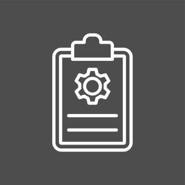 Pano simgesi, vektör illüstrasyonu basit tasarım