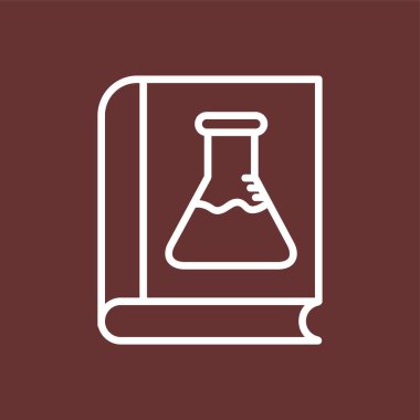 Kimya simgesi, vektör illüstrasyonu basit tasarım