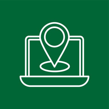 Yer tutucu simgesi, vektör illüstrasyonu basit tasarım