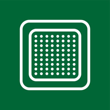 Nikotin Yaması simgesi, vektör illüstrasyonu basit tasarım