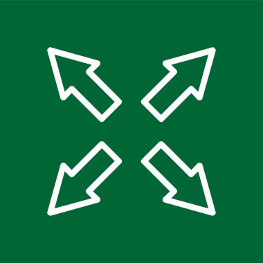 Simge ve vektör illüstrasyonunu büyüt basit tasarım