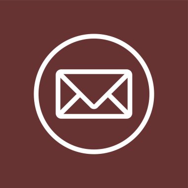 Message icon, vector illustration simple design