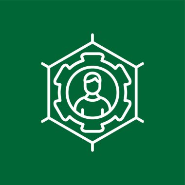 Yetenek simgesi, vektör illüstrasyonu basit tasarım