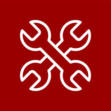 Simgeyi düzelt, vektör illüstrasyonu basit tasarım