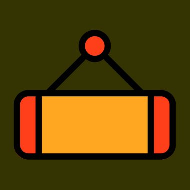 etiket simgesi, vektör illüstrasyonu basit tasarım