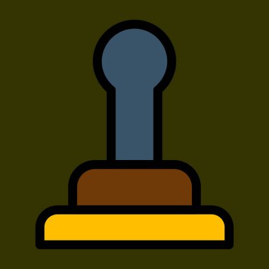 pul simgesi, vektör illüstrasyonu basit tasarım