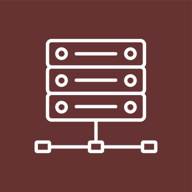 Büyük Veri simgesi, vektör illüstrasyonu basit tasarım