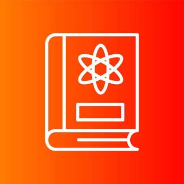 Bilim simgesi, vektör illüstrasyonu basit tasarım