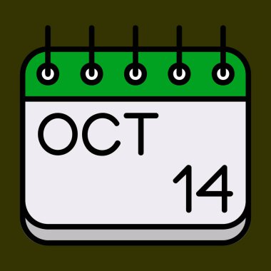 Ekim simgesi, vektör illüstrasyonu basit tasarım