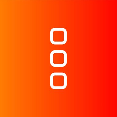 Seçenek simgesi, vektör illüstrasyonu basit tasarım