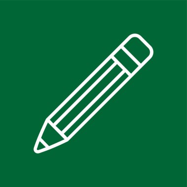 Pencil icon, vector illustration simple design