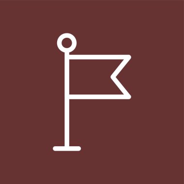 bayrak simgesi, vektör illüstrasyonu basit tasarım