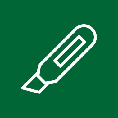 Kesici simgesi, vektör illüstrasyonu basit tasarım