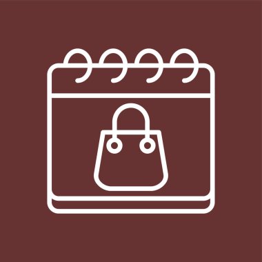 Takvim simgesi, vektör illüstrasyonu basit tasarım