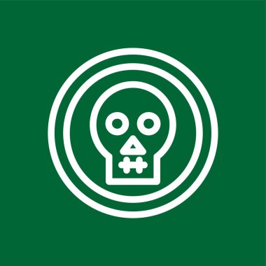 Tehlike İşareti simgesi, vektör çizimi basit tasarım