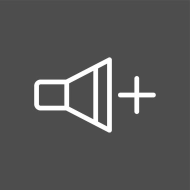 Cilt Yukarı simgesi, vektör illüstrasyonu basit tasarım