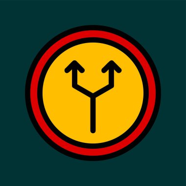 Bağlantı simgesi, vektör illüstrasyonu basit tasarım