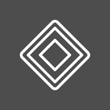 Öncelik simgesi, vektör illüstrasyonu basit tasarım