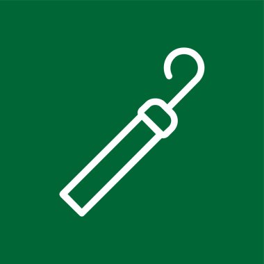 Dişçi Araçları simgesi, vektör illüstrasyonu basit tasarım