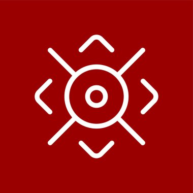 hedef simge, vektör illüstrasyonu basit tasarım