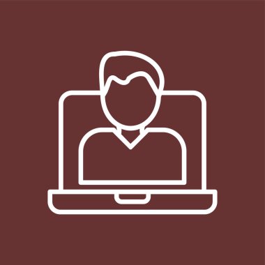 Avatar simgesi, vektör illüstrasyonu basit tasarım