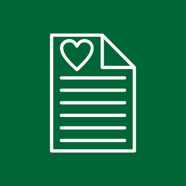 İstek listesi simgesi, vektör illüstrasyonu basit tasarım