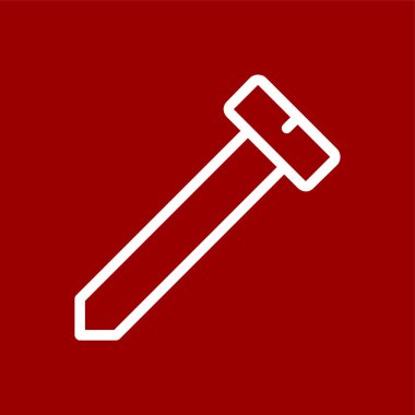 Tırnak simgesi, vektör illüstrasyonu basit tasarım