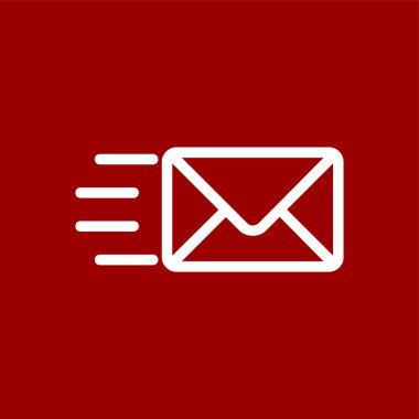 Message icon, vector illustration simple design