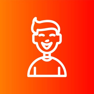 erkek simgesi, vektör illüstrasyonu basit tasarım