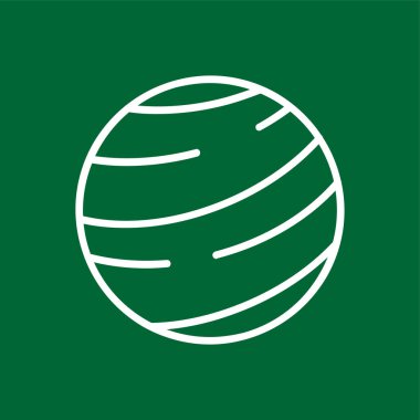 Jüpiter simgesi, vektör çizimi basit tasarım