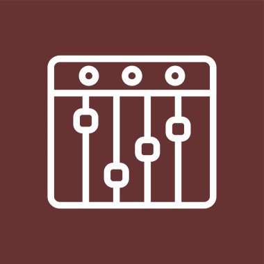 eşitleyici simgesi, vektör illüstrasyonu basit tasarım