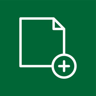 Yeni Dosya simgesi, vektör illüstrasyonu basit tasarım