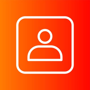 User icon, vector illustration simple design