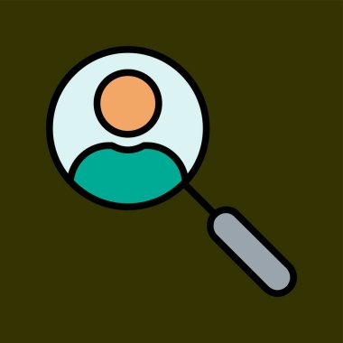 Simge işe alınıyor, vektör illüstrasyonu basit tasarım