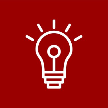 fikir simgesi, vektör illüstrasyonu basit tasarım