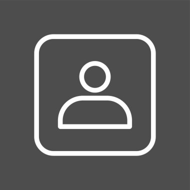 User icon, vector illustration simple design