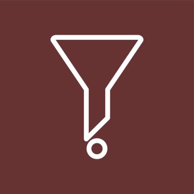 filtre simgesi, vektör illüstrasyonu basit tasarım