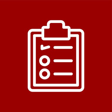 Pano simgesi, vektör illüstrasyonu basit tasarım