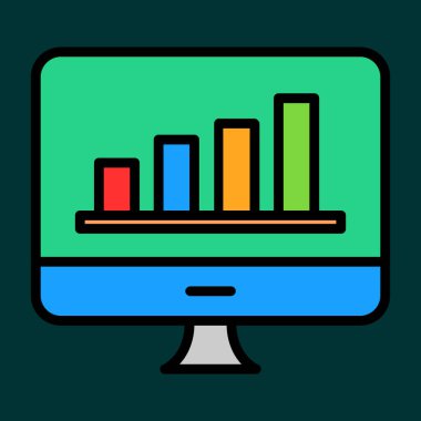 büyüme simgesi, vektör illüstrasyonu basit tasarım